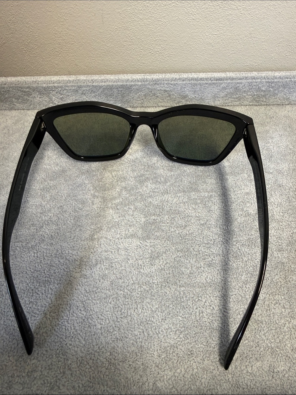 NWT Serengeti Rolla Glossy Black Cat-Eye Polarized Sunglasses Eyesize 54 - Picture 8 of 10
